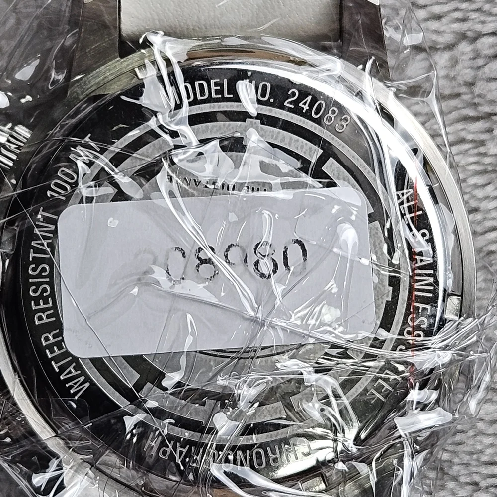 Invicta Men’s Chronograph Watch 24083 – White Dial – 100M Water Resistant – New